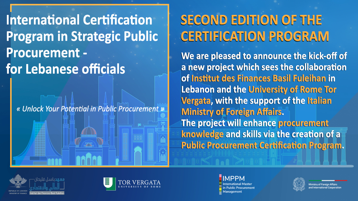 Certification Program in Strategic Public Procurement